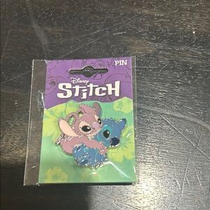 Disney Stitch and Angel Enamel Pin